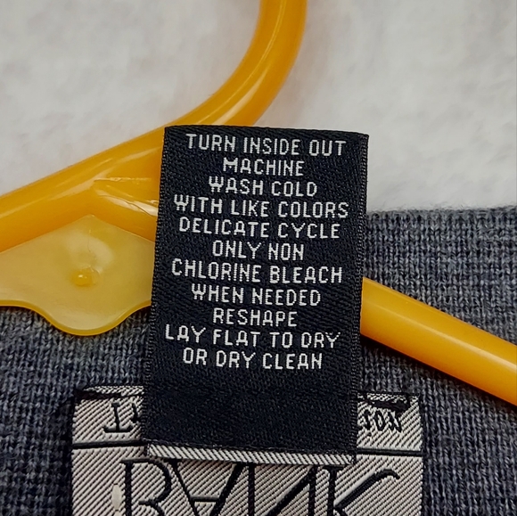 Jos. A. Bank Gray Merino Wool Long Sleeve Quarter Button Collared Sweater Size L - Picture 4 of 9